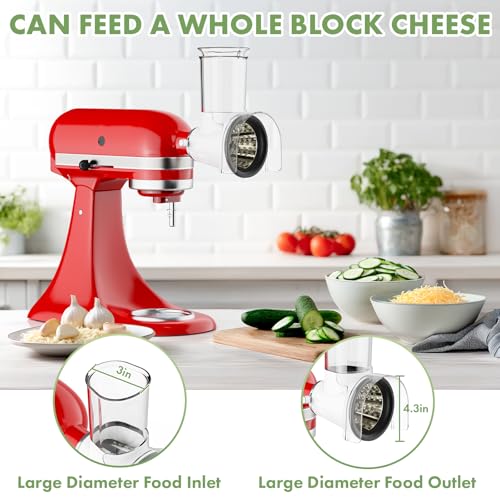 Cheese Grater Attachment for KitchenAid (Big Cheese Grater)