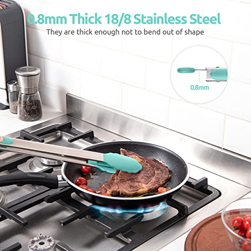 Kitchen Tong for Cooking (Aqua Sky / 16 inch)