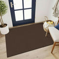 Washable 3x4 Entry Area Rug (Brown/Dark Brown / 3' x 4' (Rectangular))