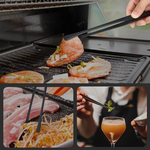 Kitchen Tweezers Stainless Steel Cooking Tweezers 2 Pcs