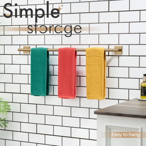 Bathroom Towel Bar 36'' Towel Holder for Bath Kitchen Wall Mount Towel Rails 36 Inch Champagne Bronze Stainless Steel B4005CPG (Champagne Bronze / 36-Inch)