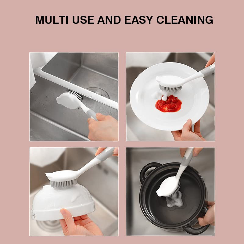 Dish Scrubber (White/Grey)