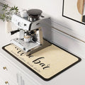 Coffee Mat Dish Drying Mat for Kitchen Counter