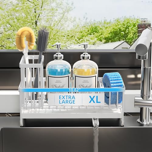 Extra Large Kitchen Sink Caddy (White)