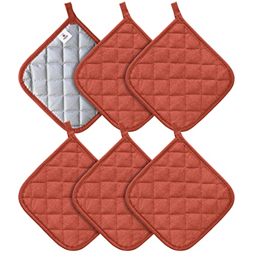 6 Pack Pot Holders for Kitchen Clearance (Spice / 6 pack)