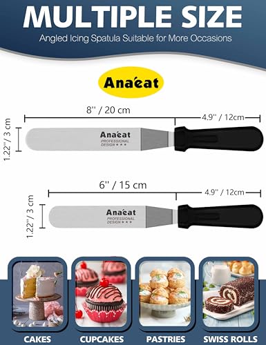 Icing Spatulas (6"+8" Blades)