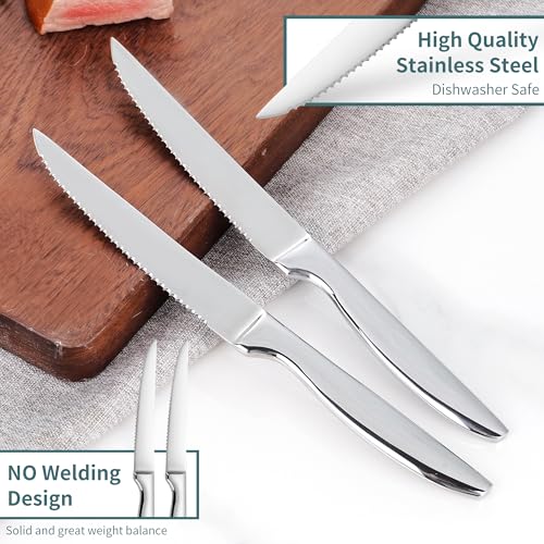 Steak Knives Set of 12 (Only Knives / Silver for 12)
