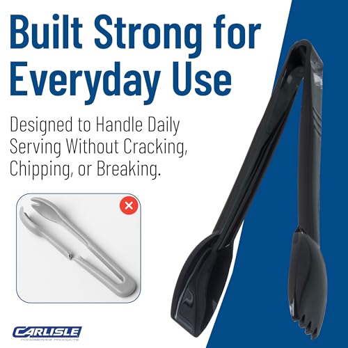 CFS Carly Salad Tong (9" Salad Tong / 1 Pack / Black)
