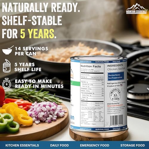 Fully Cooked Canned Chicken 28 Oz (Pack of 1)