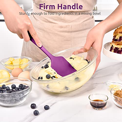 Silicone Large Spatula (Purple / 11.4in)