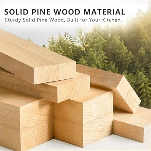 6 Tier Wooden Tray Dividers for Cabinets (6 Tier)