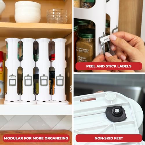 Spice Rack Organizer for Cabinet (Cabinet Caddy)