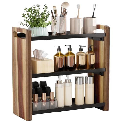 Bathroom Counter Organizer (Acacia 3 Tier)