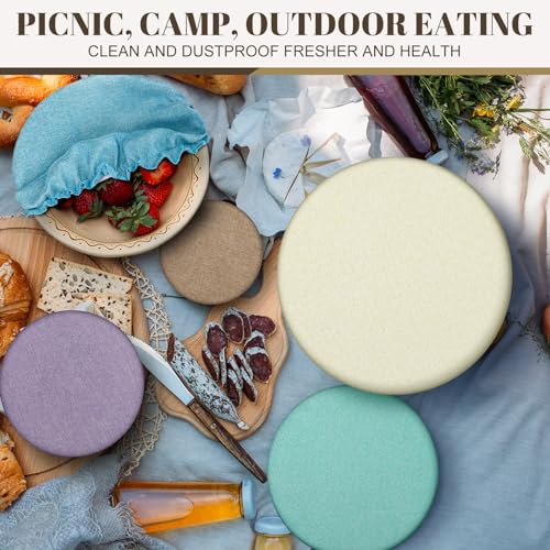 10 Pack Cloth Bowl Covers for Bread Rising (Vintage)