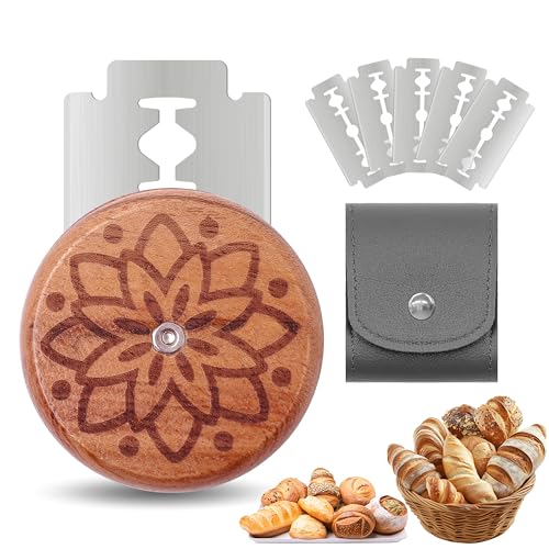 UFO Bread Lame Sourdough Scoring Tool Bread Scorer (A3-Dot flower)