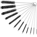 12 Pcs Straw Cleaner Brushes Set (8.2 Inch Black)