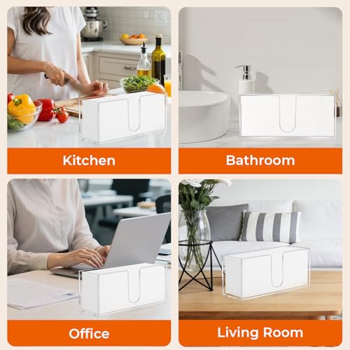 2PACK Paper Towel Holder (2pcs Transparent)
