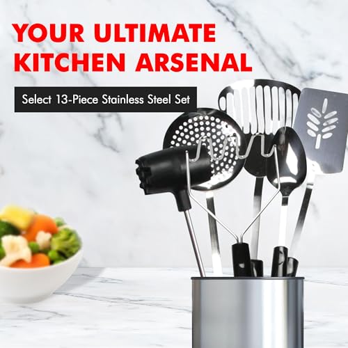 13 Piece Select Stainless Steel Kitchen Tool Set (13 Piece Kitchen Tool and Utensil Set / 13 Piece Set)