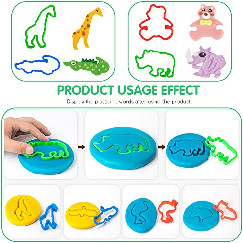 36 Piece Dough Tool Set for Kids Ages 3 (36pcs)