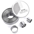 12 Pcs Round Cookie Biscuit Cutter Set (12 PCS)