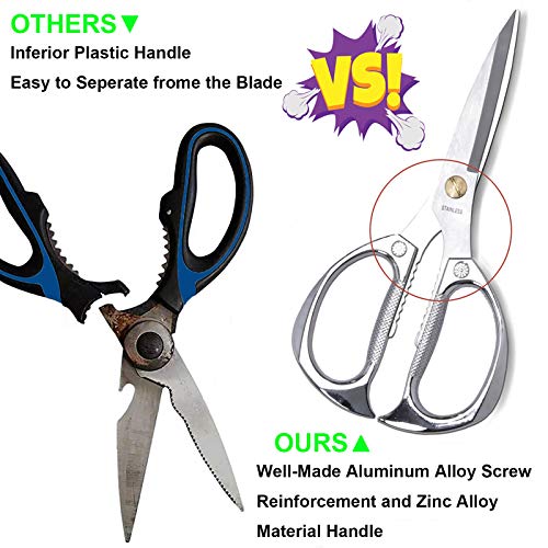 Kitchen Scissors All Purpose (Silver)