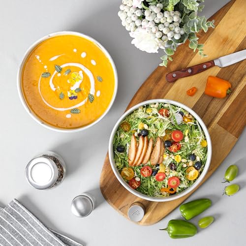 Large Serving Bowls (Marble Grey / 60 OZ (Set of 2))