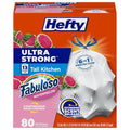 Ultra Strong 13 Gal Kitchen Trash Bags (Fabuloso Watermelon - White / 80 Count (Pack of 1))