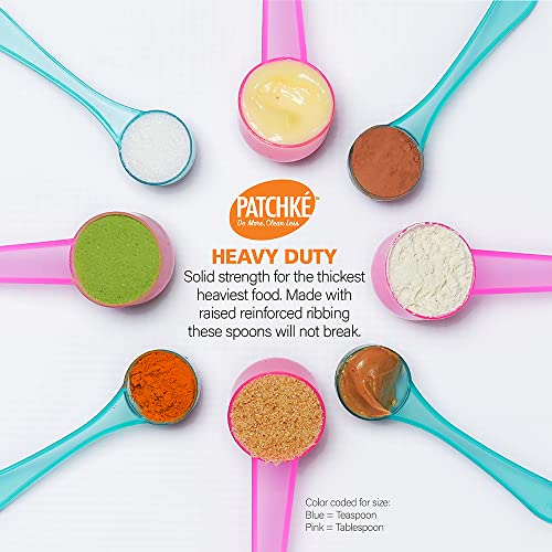 40 Pack Plastic Measuring Spoons Set