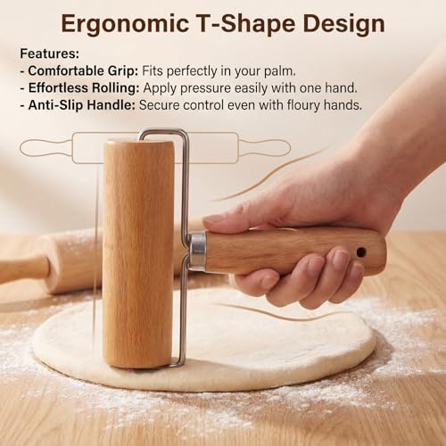 2 Pcs Pastry Roller