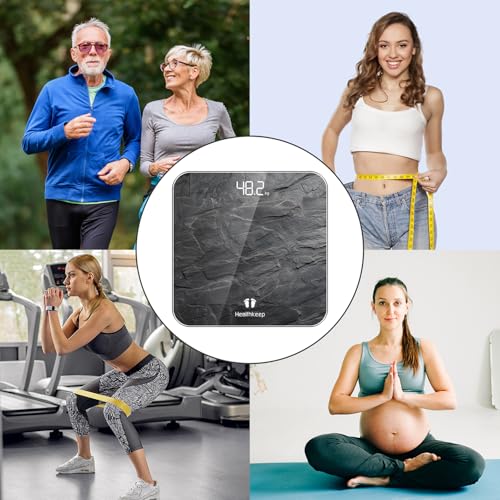 Digital Bathroom Scale (Gray 400lb)