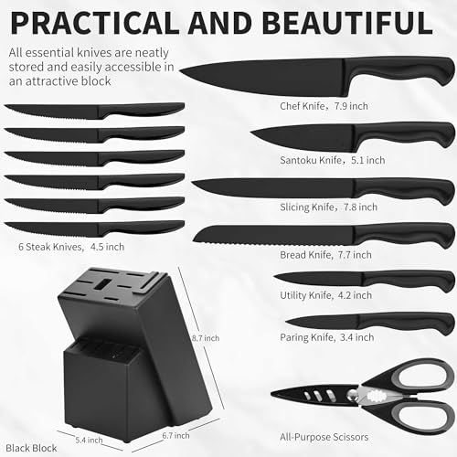 Black Knives Set (Black)