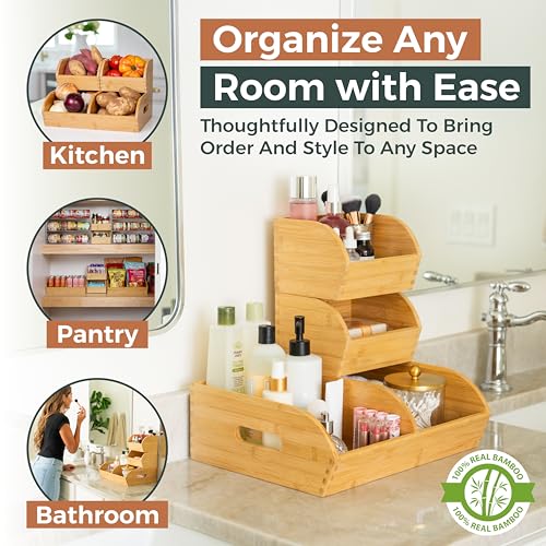 Potato and Onion Storage Bin (Bamboo)