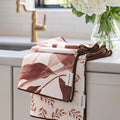 Waffle Kitchen Towel Set of 2 (Terracotta)