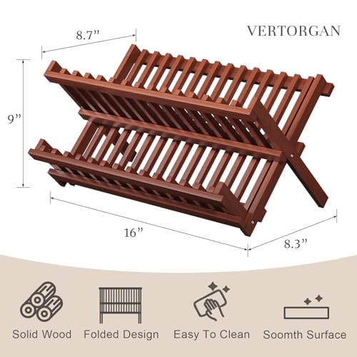 Teak Dish Drying Rack
