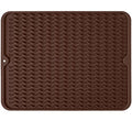 Silicone Dish Drying Mat (Coffee / 16" x 12")
