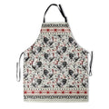 Farm Rooster Aprons for Women (33" x 28"(Pack of 1) / Farm Rooster White)