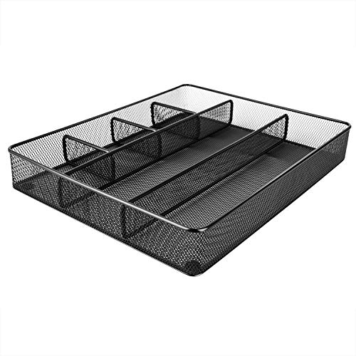 Mesh Desk Drawer Organizer with 6 Compartments