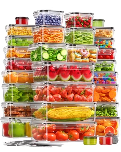 60 PCS Food Storage Containers with Lids (60 PCS)