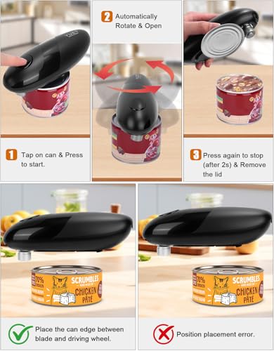 Electric Can Opener (Black)