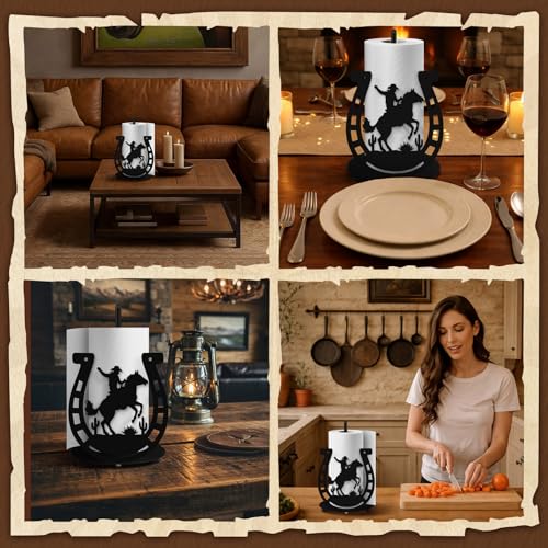 Horseshoe Western Paper Towel Holder (Horseshoe)