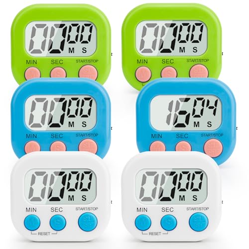 Digital Kitchen Timer (Blue/Green/White)