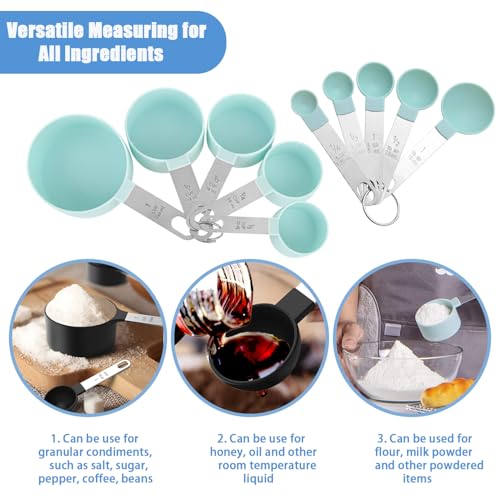 Measuring Cups and Spoons Set (Black)
