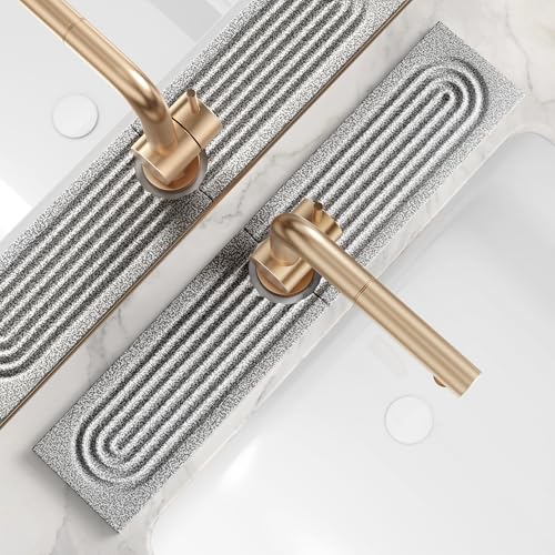 Stone Faucet Mat for Kitchen Sink (20" x 3.9" / Stone)