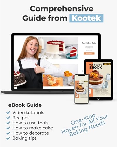71 Cake Decorating Kit Baking Supplies Tools for Beginners & Pros (Blue)