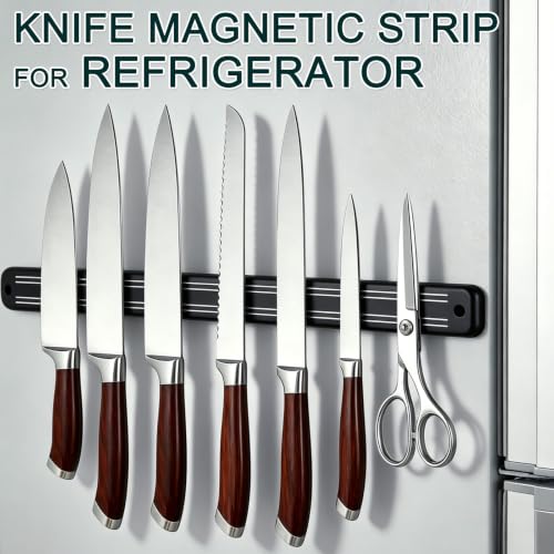 19.7in Magnetic Knife Strips (Black / 19.7in)