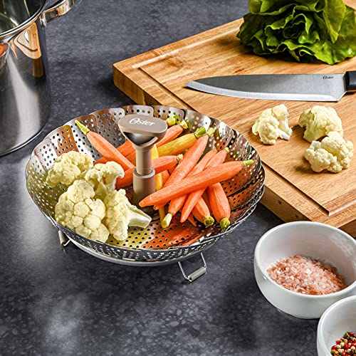 Sangerfield Stainless Steel Expandable Steamer Insert 7 to 10.5 Inches (Stainless Steel / 1.1 Quarts)