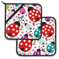 Ladybug Flower Pot Holder Set of 2 (Ladybug Flower)