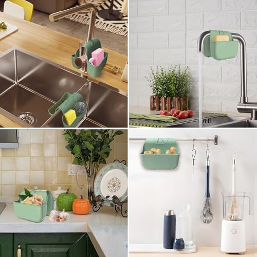 Sponge Holder for Kitchen Sink (Green)