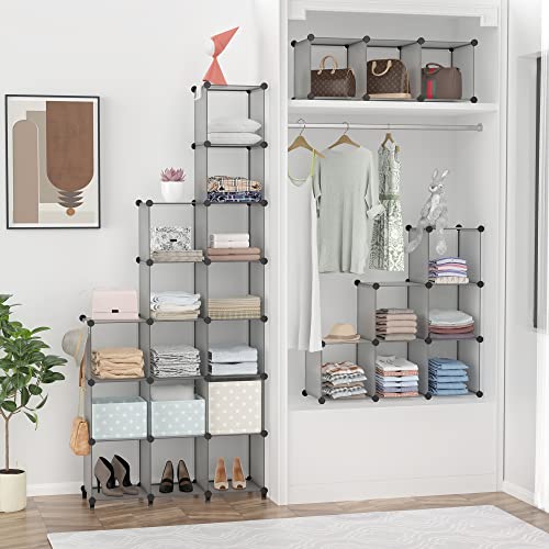 Closet Organizers and Storage (Large / Grey)