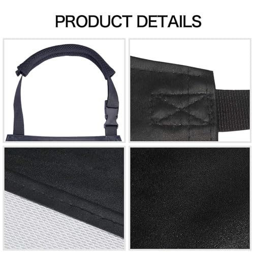 2 Pack Waterproof Dishwasher Rubber Adjustable Apron with Pockets (Black With Pockets)